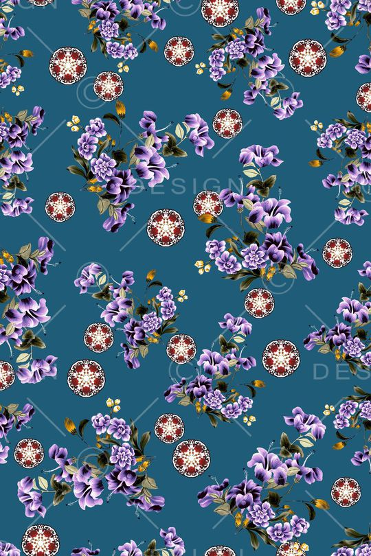 民族图案印花华亿平台图片