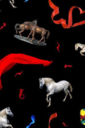 复古印花华亿平台图片