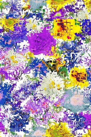 马赛克印花华亿平台图片