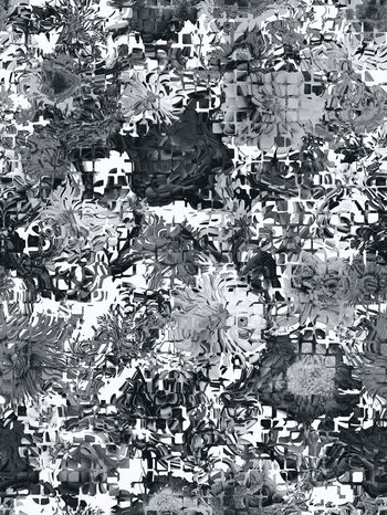 374507-块状折射大花自然花卉马赛克玻璃方格