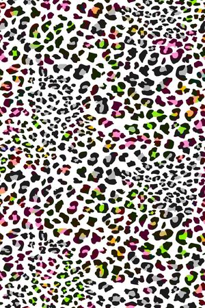 豹纹印花华亿平台图片