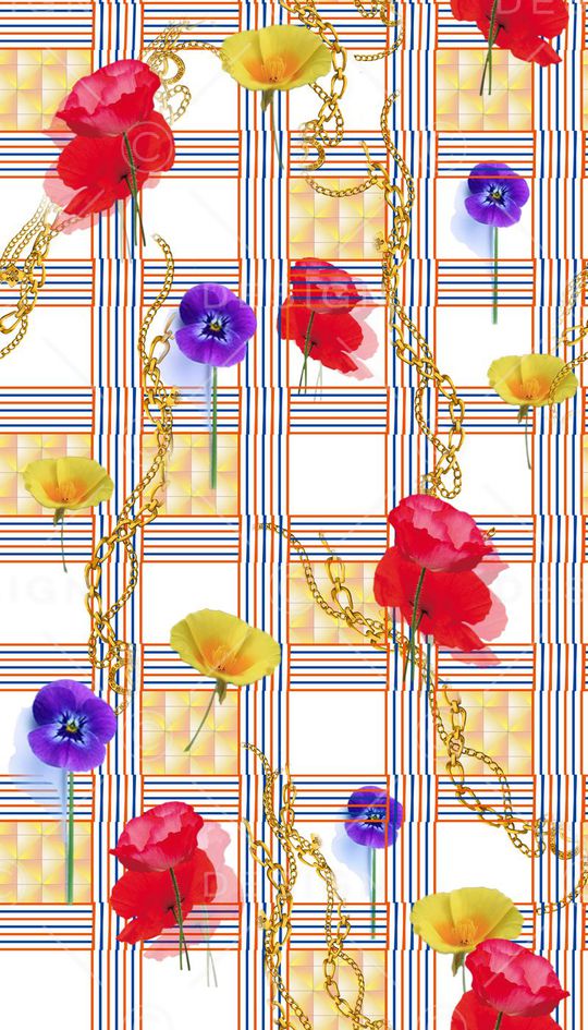 清新印花华亿平台图片