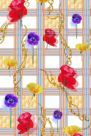 清新印花华亿平台图片