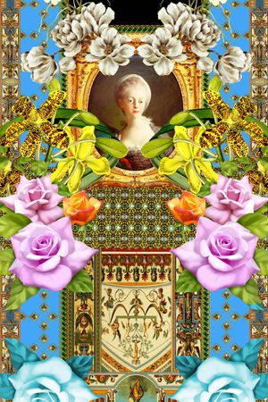 大牌高端 定位数码花印花华亿平台图片