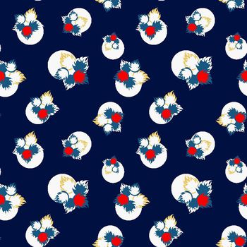 374617-时尚波点小花