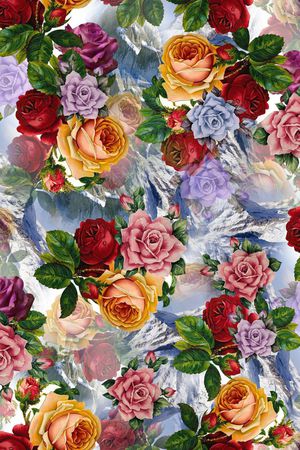 多彩印花华亿平台图片