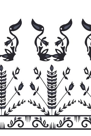 几何印花华亿平台图片