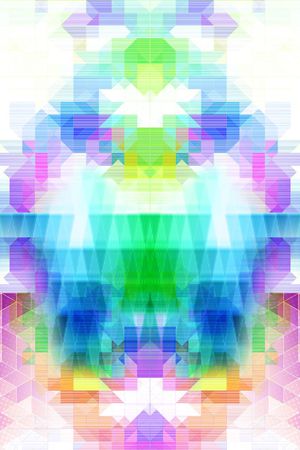 几何印花华亿平台图片