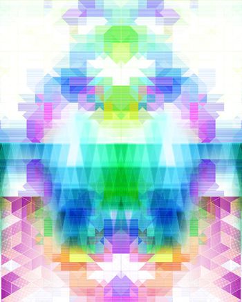 几何印花华亿平台图片