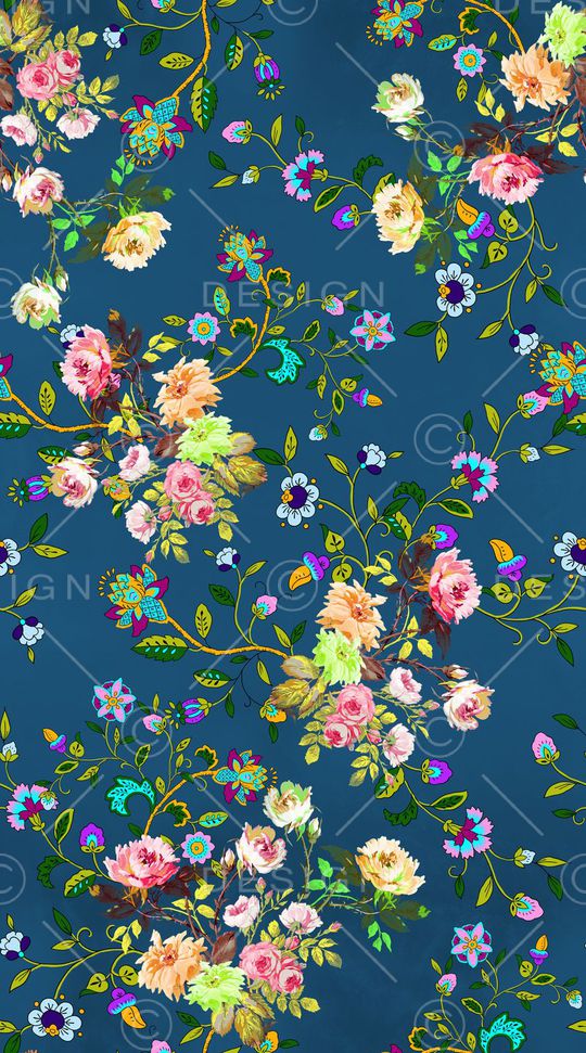 古典花纹印花华亿平台图片