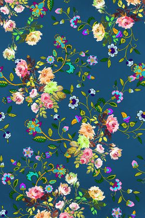 古典花纹印花华亿平台图片