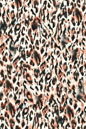 豹纹印花华亿平台图片