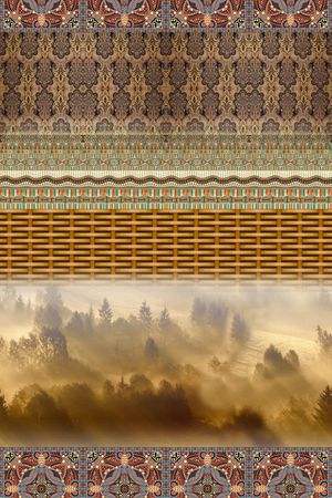 几何印花华亿平台图片