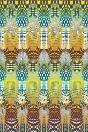 抽象印花华亿平台图片