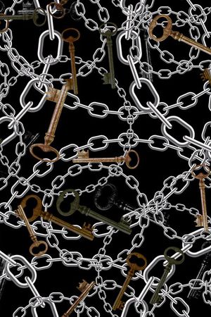 锁链印花华亿平台图片