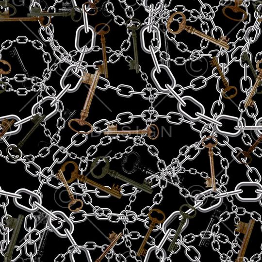 锁链印花华亿平台图片