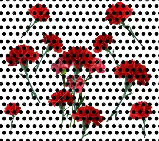 波点印花华亿平台图片