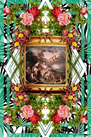 定位花印花华亿平台图片