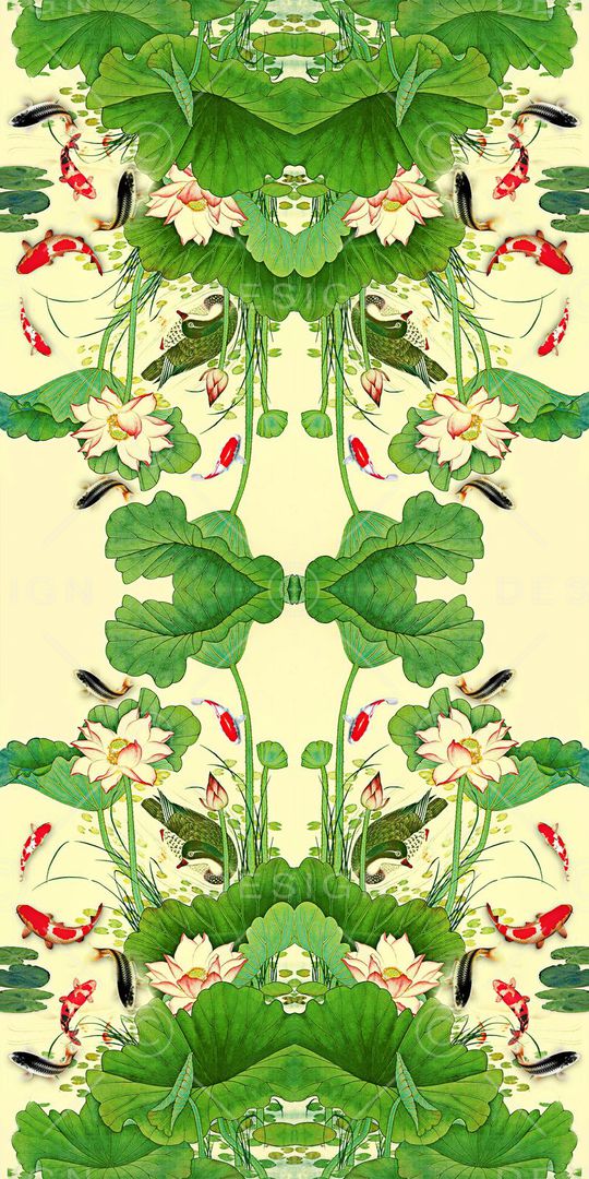 中国风印花华亿平台图片