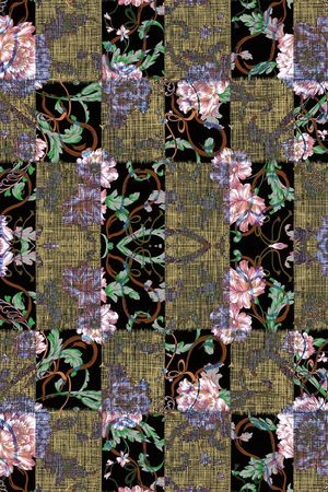 古典印花华亿平台图片