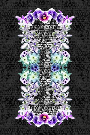 仿动物纹印花华亿平台图片