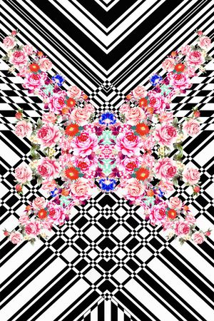 几何印花华亿平台图片