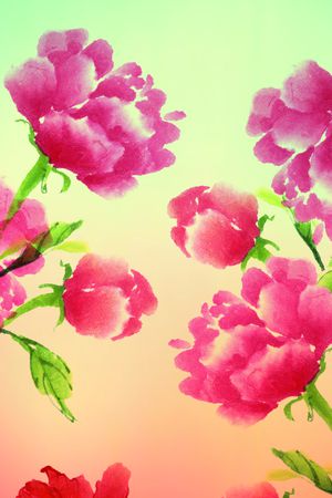 粉色印花华亿平台图片