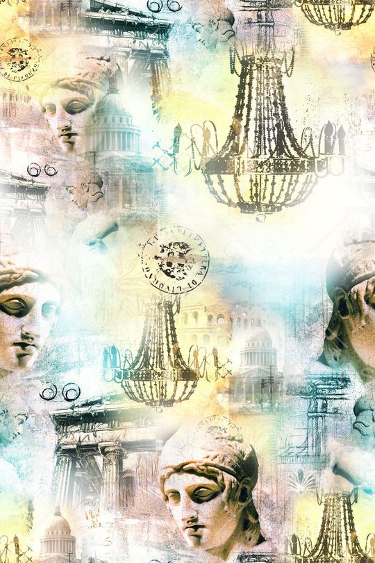 欧式印花华亿平台图片