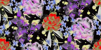 抽象印花华亿平台图片