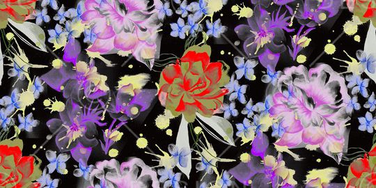 抽象印花华亿平台图片