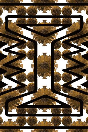 复古印花华亿平台图片