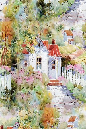 风景印花华亿平台图片