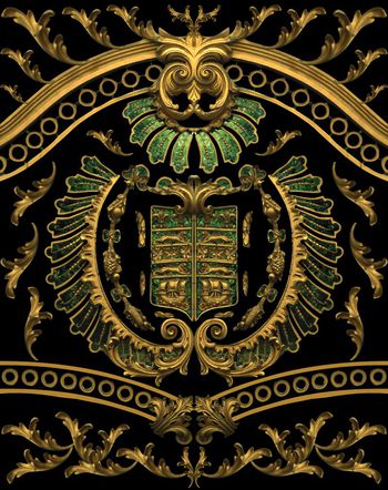 375555-时尚潮流欧式个性印花