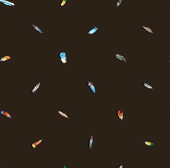 375592-男装大气缤纷羽毛印花