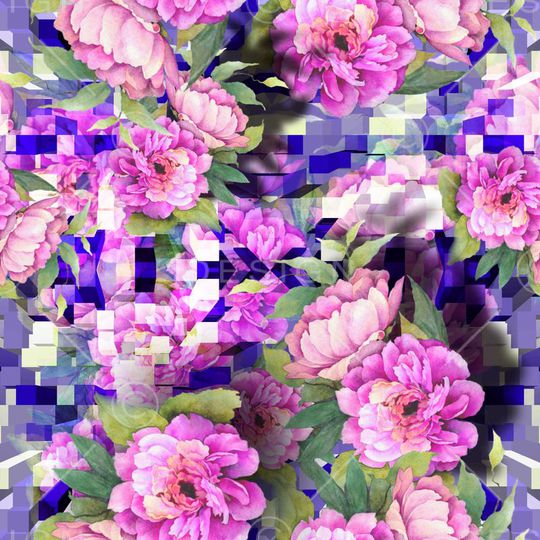 格子印花华亿平台图片