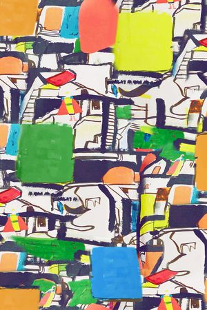 涂鸦印花华亿平台图片