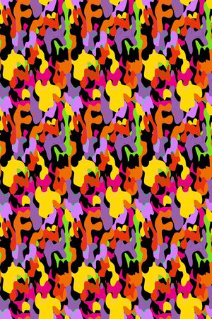 抽象印花华亿平台图片