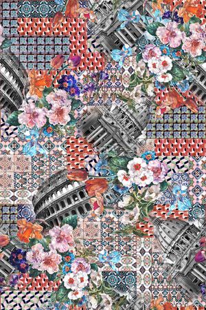 民族风印花华亿平台图片