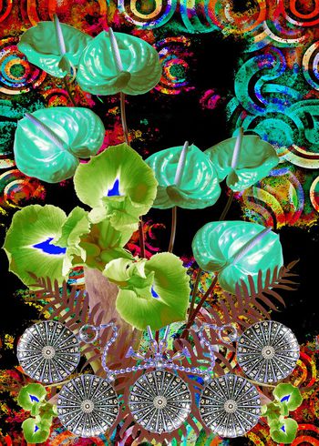 375709-油画风格花卉