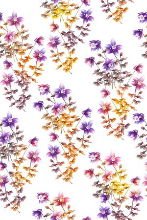 田园风印花华亿平台图片