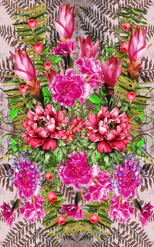 花朵印花华亿平台图片