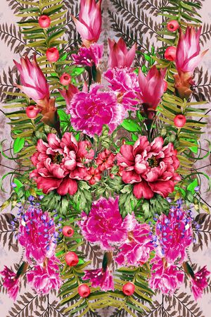 花朵印花华亿平台图片