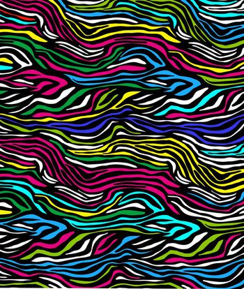 斑马纹印花华亿平台图片