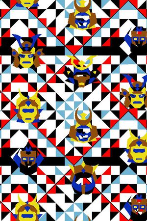 格型卡通印花华亿平台图片