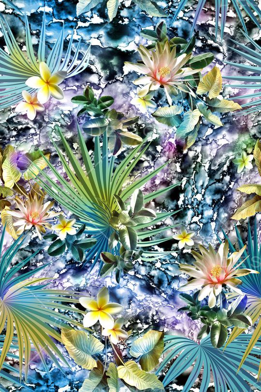 抽象印花华亿平台图片