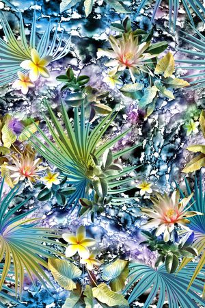 抽象印花华亿平台图片