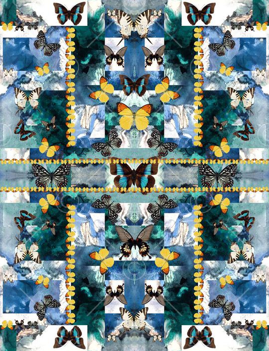 复古印花华亿平台图片