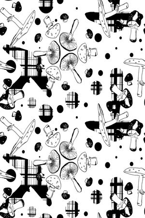 简单几何印花华亿平台图片