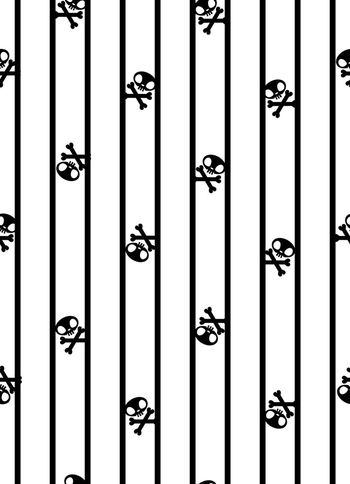 376075-简洁大气男装--骷髅