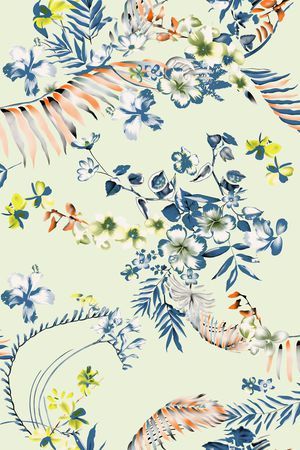 扶桑花印花华亿平台图片